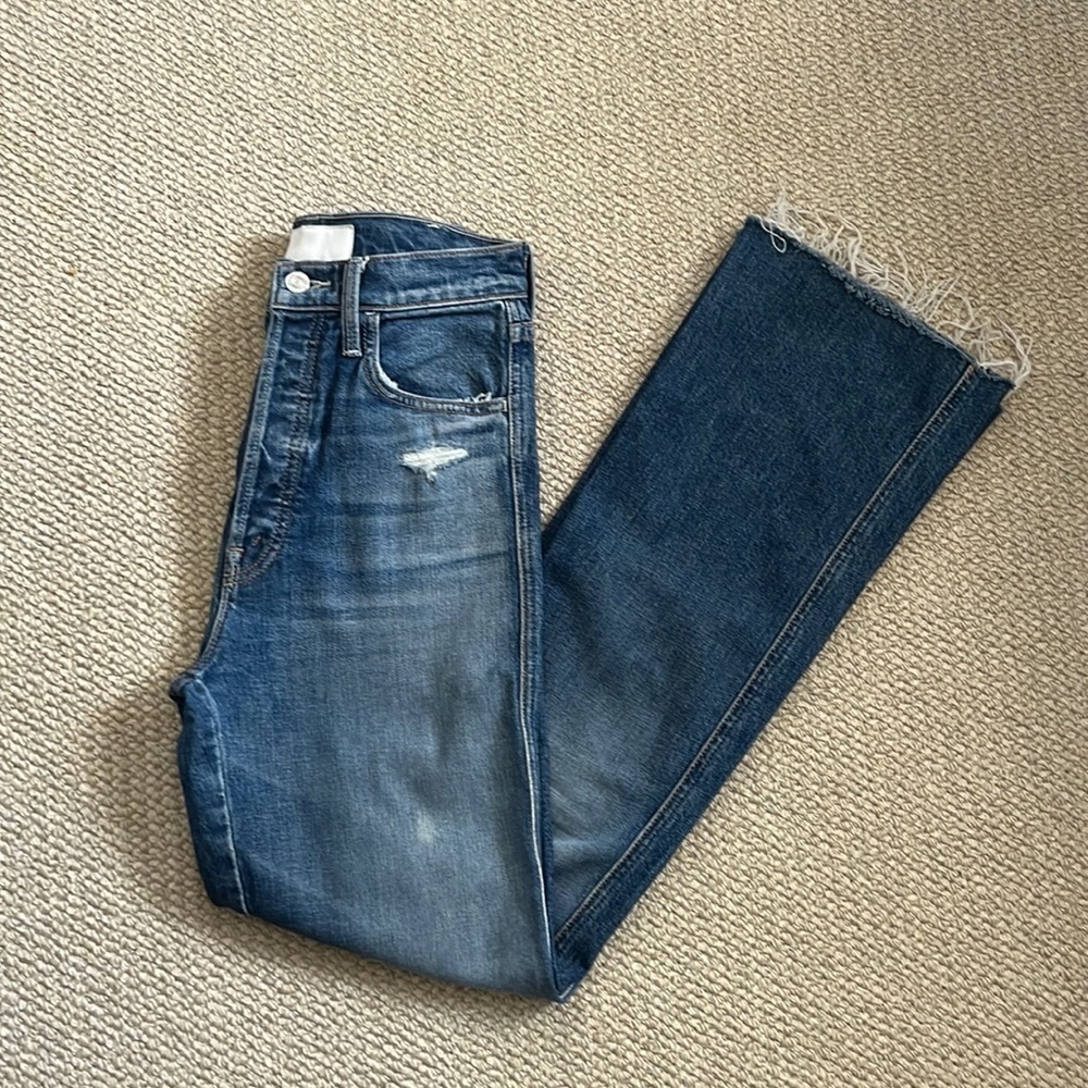 Mother distressed jeans